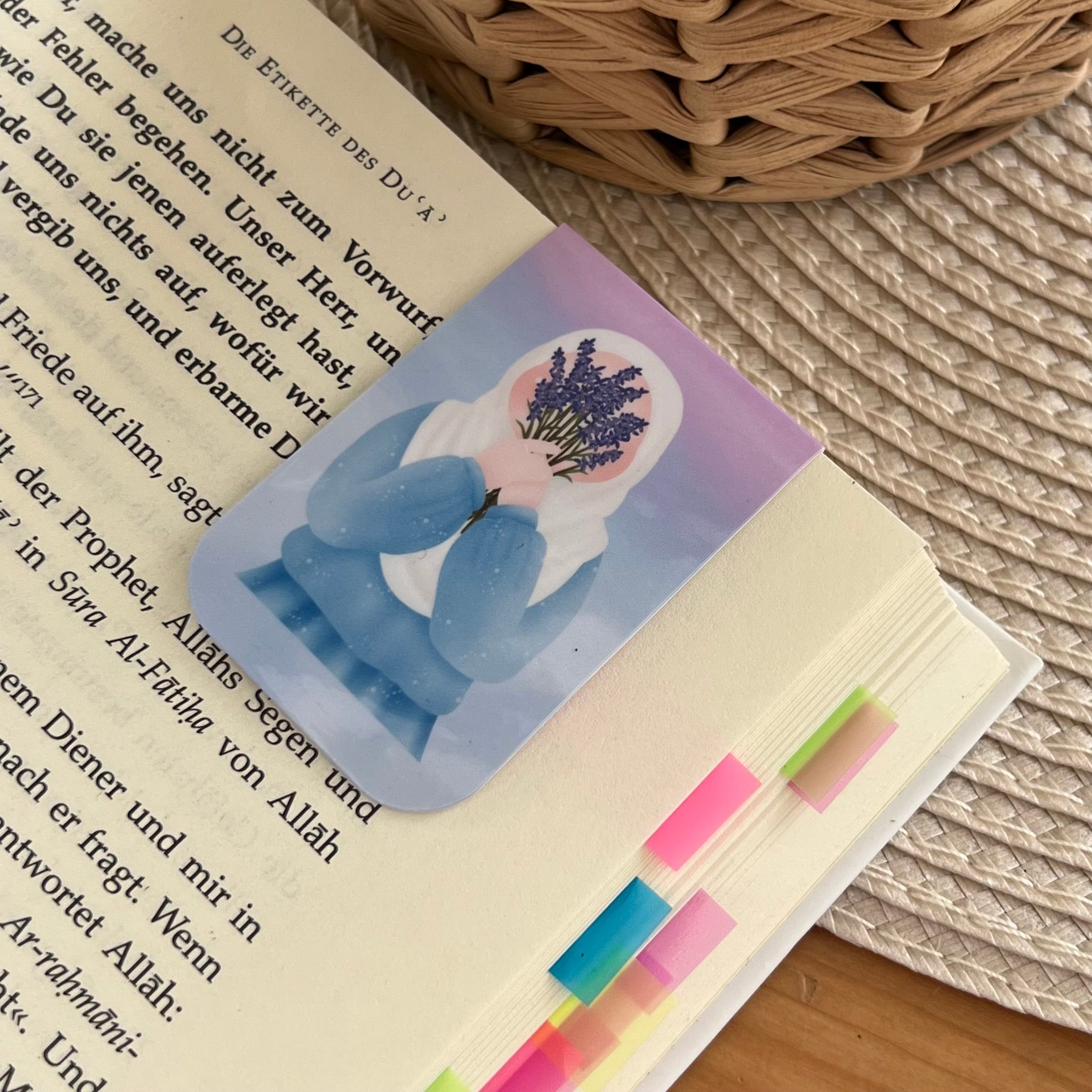 Marque-page magnétique – Lavande