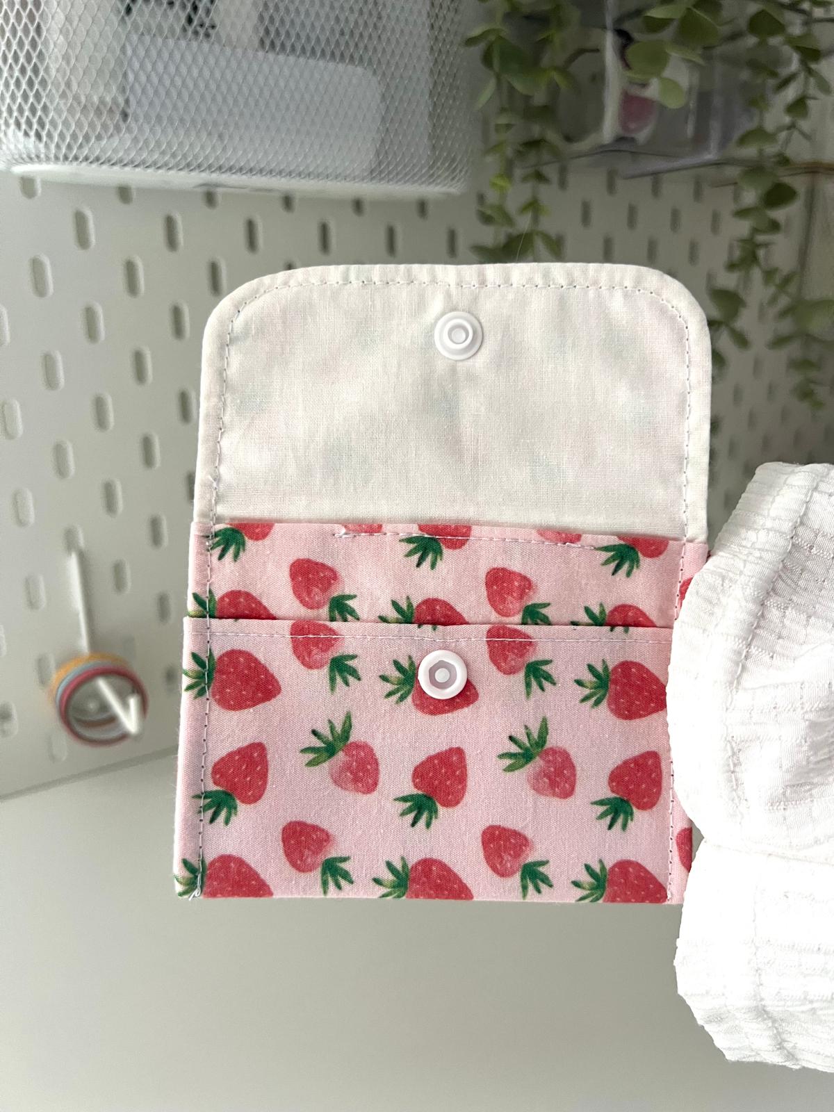 Mini porte-monnaie Fraise