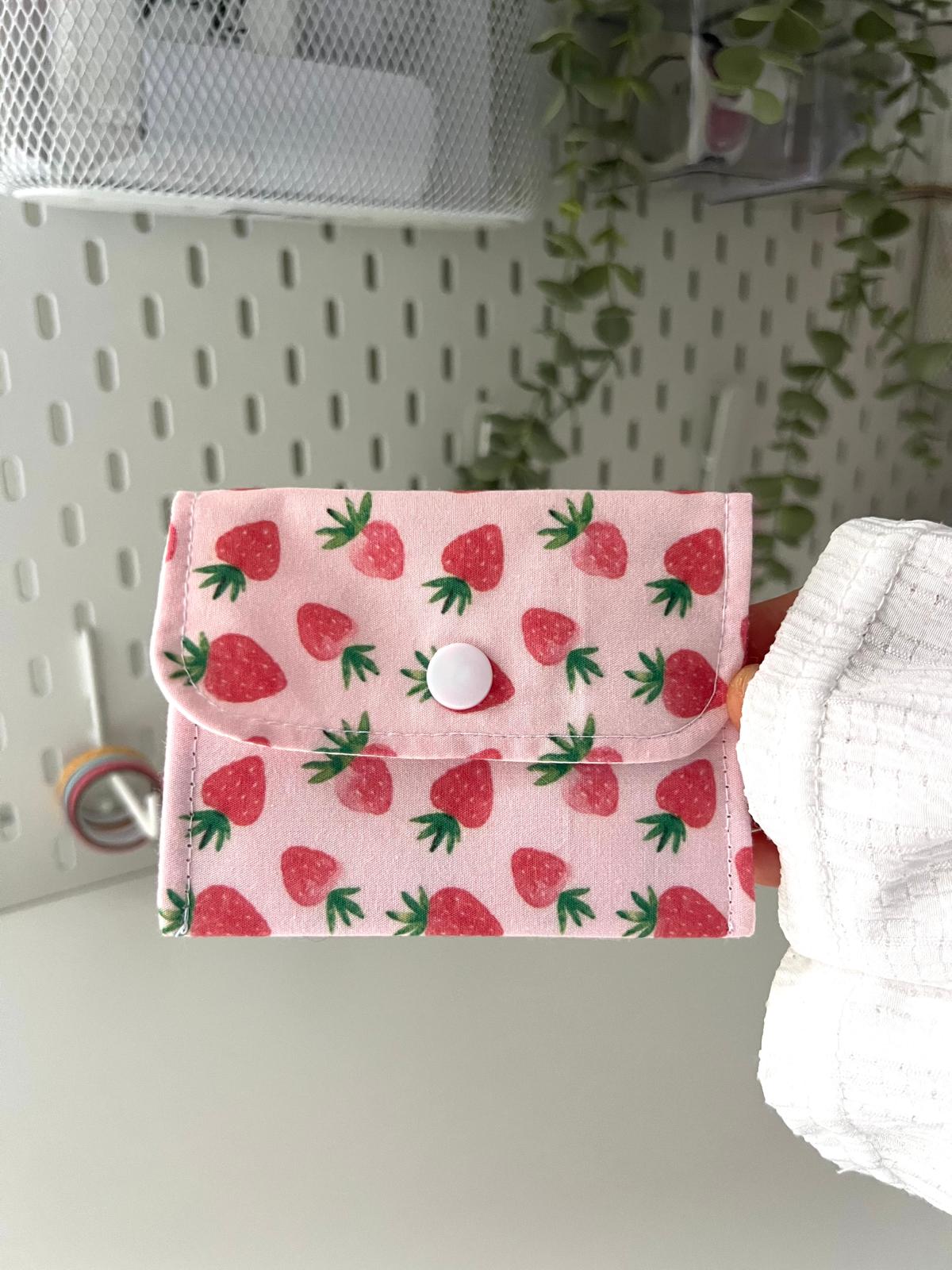 Mini porte-monnaie Fraise